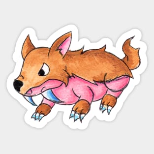 Sabertooth Piggy Sticker